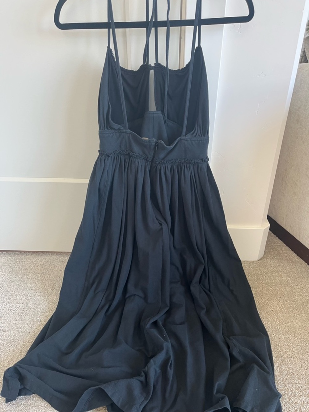 Ulla Johnson Freya Black Strappy Maxi Dress - Elegant Summer Midi size 4 - Picture 6 of 6